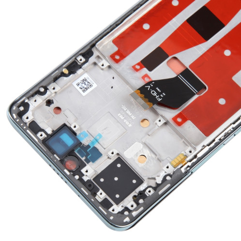 Écran LCD d'origine pour Honor 60 Pro Digitizer Full Assembly avec cadre (vert) SH182G1126-06