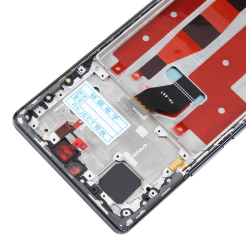Écran LCD d'origine pour Honor 60 Digitizer Full Assembly avec cadre (noir) SH186B509-06
