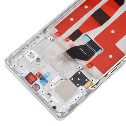 Écran LCD d'origine pour Honor 60 Numériseur Assemblage complet avec cadre (Or) SH186J306-06