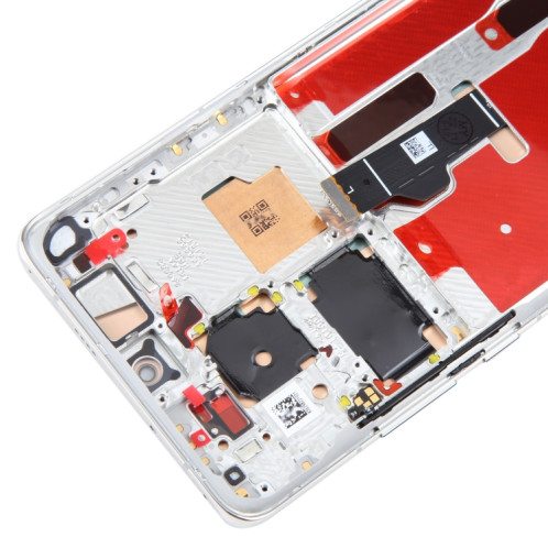 Écran LCD d'origine pour Huawei P50 Pro Numériseur Assemblage complet avec cadre (Argent) SH189S1252-06