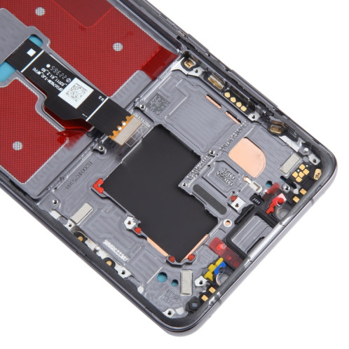 Écran LCD d'origine pour Huawei Mate 50 Pro Numériseur Assemblage complet avec cadre (Noir) SH191B1296-07
