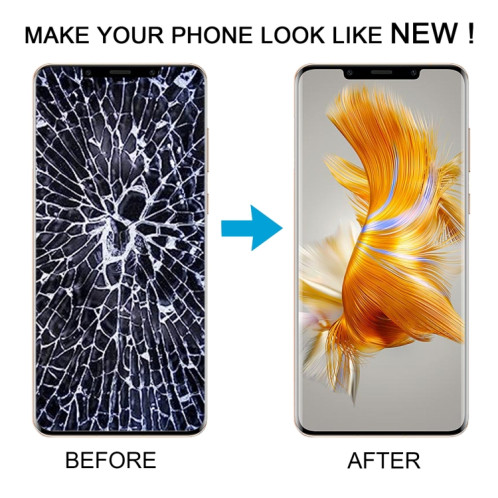 Écran LCD d'origine pour Huawei Mate 50 Pro Numériseur Assemblage complet avec cadre (Noir) SH191B1296-07