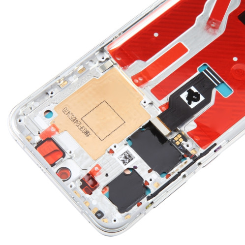 Écran LCD d'origine pour Huawei P50 Numériseur Assemblage complet avec cadre (Argent) SH196S273-06