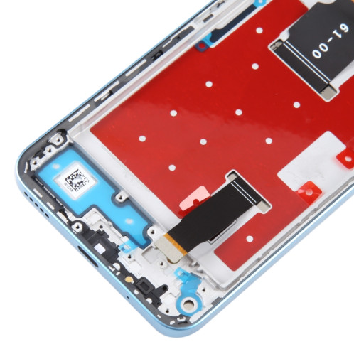 Écran LCD d'origine pour Honor X8a Digitizer Assemblage complet avec cadre (Bleu) SH200L1610-06