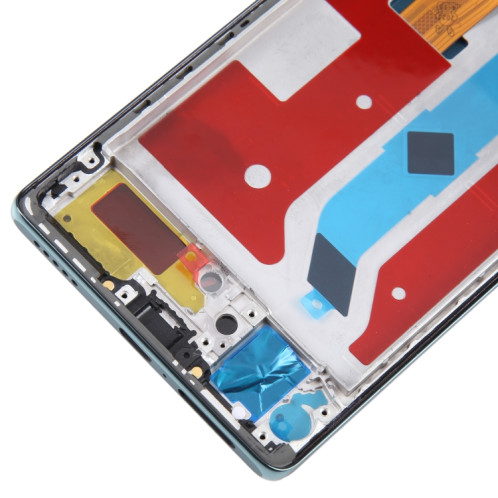 Écran LCD d'origine pour Honor 60 SE Assemblage complet du numériseur avec cadre (Vert) SH202G1305-06