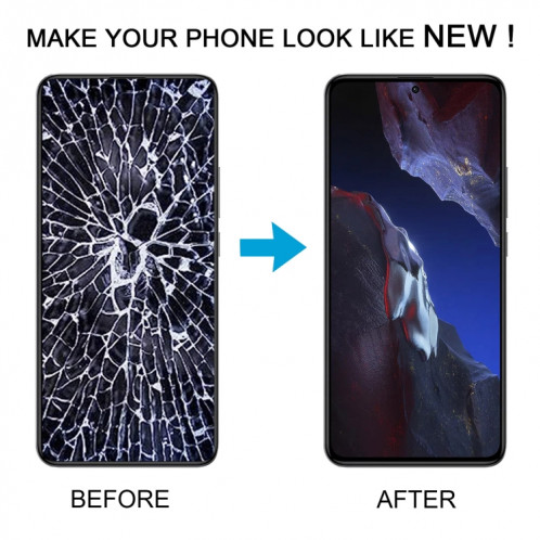 Pour Xiaomi Poco F5 Pro AMOLED Écran LCD d'origine avec assemblage complet du numériseur SH6208920-00