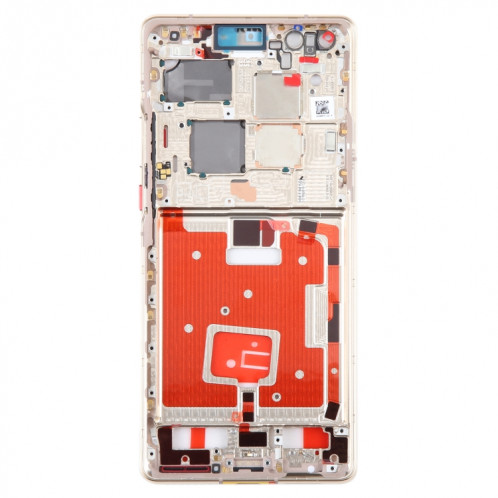 Pour Huawei Mate 40 Pro Original Front Housing LCD Frame Bezel Plate (Or) SH217J280-06