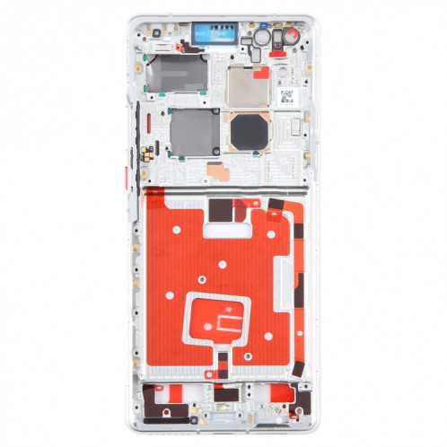 Pour Huawei Mate 40 Pro Original Front Housing LCD Frame Bezel Plate (Argent) SH217S1777-06