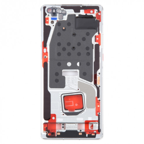 Pour Huawei Mate 40 Pro Original Front Housing LCD Frame Bezel Plate (Argent) SH217S1777-06