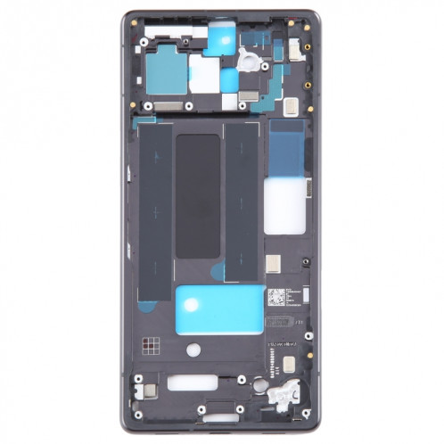 Pour Google Pixel 7A, plaque de cadre central d'origine (noire) SH219B86-06