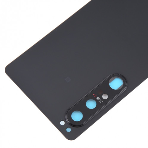 Pour Sony Xperia 1 IV Coque arrière de batterie d'origine (noire) SH34BL1233-06