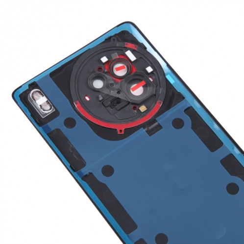 Pour vivo X90 couvercle arrière de batterie d'origine avec couvercle d'objectif d'appareil photo (rouge) SH51RL58-06