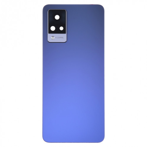 Pour vivo V21 Couvercle arrière de batterie d'origine avec couvercle d'objectif d'appareil photo (bleu) SH54LL633-06