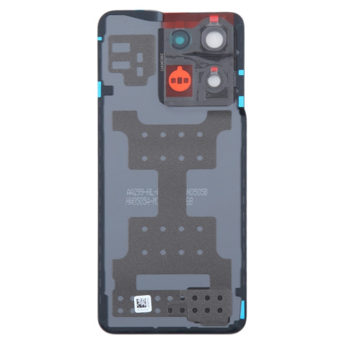 Pour OPPO Reno8 5G Couvercle arrière de batterie d'origine avec couvercle d'objectif d'appareil photo (noir) SH58BL475-06