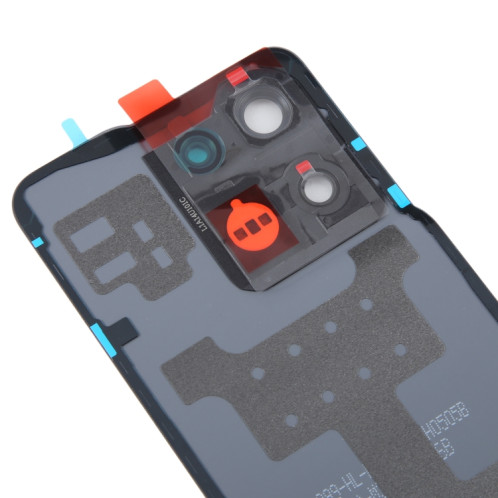 Pour OPPO Reno8 5G Couvercle arrière de batterie d'origine avec couvercle d'objectif d'appareil photo (noir) SH58BL475-06