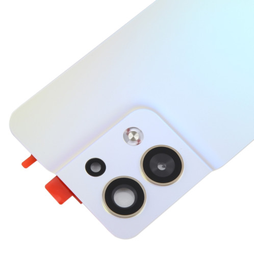 Pour OPPO Reno8 5G Couvercle arrière de batterie d'origine avec couvercle d'objectif d'appareil photo (rose) SH58FL176-06