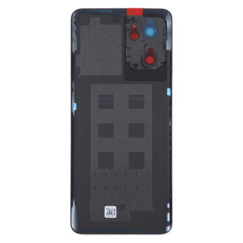 Pour OPPO Reno7 5G Couvercle arrière de batterie d'origine avec couvercle d'objectif d'appareil photo (bleu) SH59LL692-06