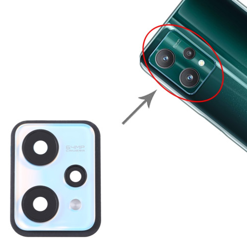 Pour Realme 9 Pro Couvercle d'objectif d'appareil photo d'origine (Bleu) SH271L224-04