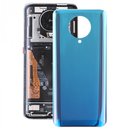 Pour Xiaomi Poco F2 Pro Couvercle arrière de la batterie en verre OEM (Bleu) SH74LL1318-00