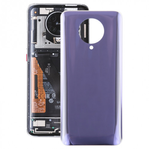 Pour Xiaomi Poco F2 Pro Couvercle arrière de la batterie en verre OEM (Violet) SH74PL1594-00