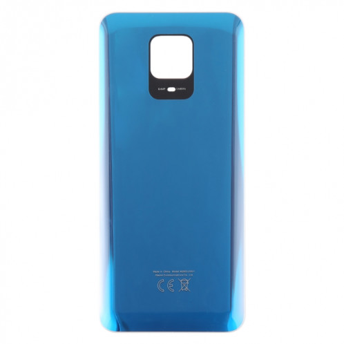 Pour Xiaomi Redmi Note 9 Pro Max Couvercle arrière de la batterie en verre OEM (Bleu) SH78LL459-06