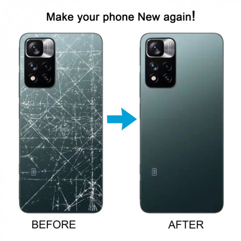 Pour le couvercle arrière de la batterie en verre Xiaomi 11i (vert) SH87GL1764-00