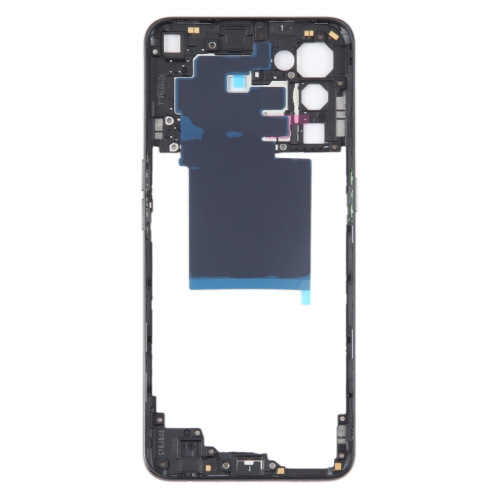 Pour OPPO Find X3 Lite plaque de lunette de cadre moyen d'origine (noir) SH297B1551-06