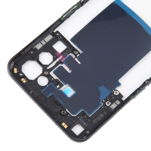 Pour OPPO Find X3 Lite plaque de lunette de cadre moyen d'origine (noir) SH297B1551-06