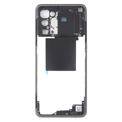 Pour OPPO Find X3 Lite plaque de lunette de cadre moyen d'origine (or) SH297J673-06