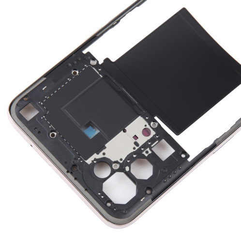 Pour OPPO Find X3 Lite plaque de lunette de cadre moyen d'origine (or) SH297J673-06