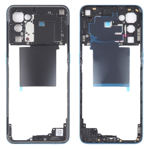 Pour OPPO Find X3 Lite plaque de lunette de cadre moyen d'origine (bleu) SH297L89-06