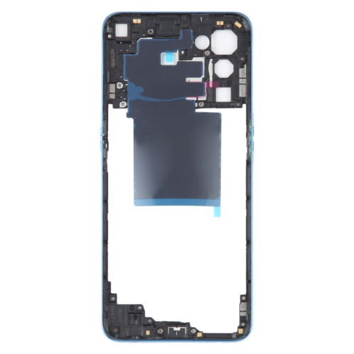 Pour OPPO Find X3 Lite plaque de lunette de cadre moyen d'origine (bleu) SH297L89-06