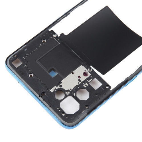 Pour OPPO Find X3 Lite plaque de lunette de cadre moyen d'origine (bleu) SH297L89-06