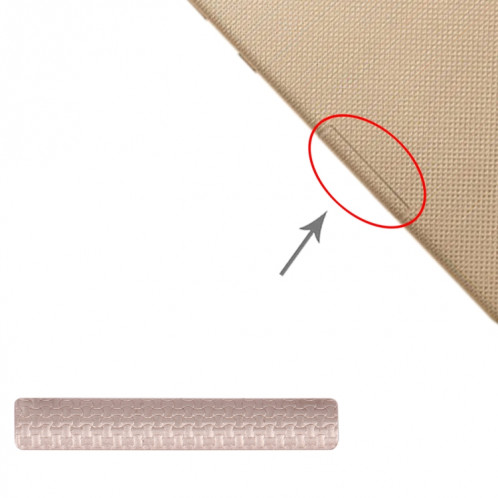Pour LG G Pad X 8.0 V520 Couvercle d'interface latéral d'origine Capuchon anti-poussière (or) SH305J1238-04
