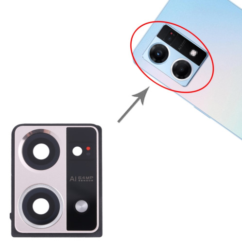 Pour OPPO Reno7 4G Couvercle d'objectif d'appareil photo d'origine (Or) SH334J138-04