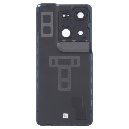 Pour OPPO Reno8 Pro 5G Couvercle arrière de batterie d'origine avec couvercle d'objectif d'appareil photo (noir) SH37BL1697-06