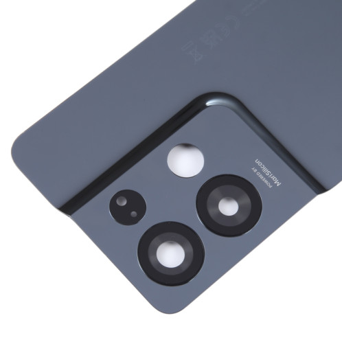 Pour OPPO Reno8 Pro 5G Couvercle arrière de batterie d'origine avec couvercle d'objectif d'appareil photo (noir) SH37BL1697-06