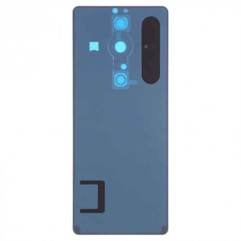 Pour Sony Xperia Pro-I Couvercle arrière de batterie d'origine avec couvercle d'objectif d'appareil photo (noir) SH01BL1299-06