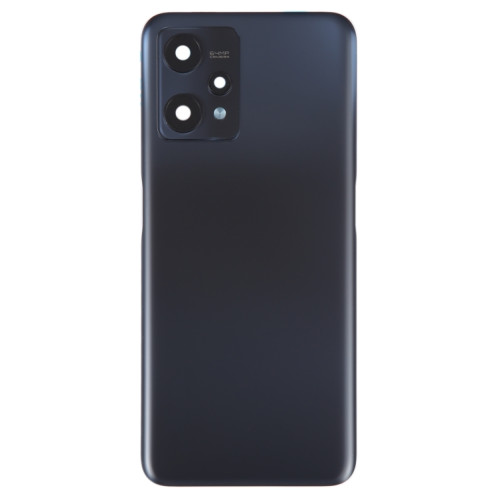 Pour Realme 9 Pro couvercle arrière de batterie d'origine avec couvercle d'objectif d'appareil photo (noir) SH37BL1427-06