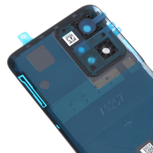 Pour Realme 9 Pro couvercle arrière de batterie d'origine avec couvercle d'objectif d'appareil photo (noir) SH37BL1427-06