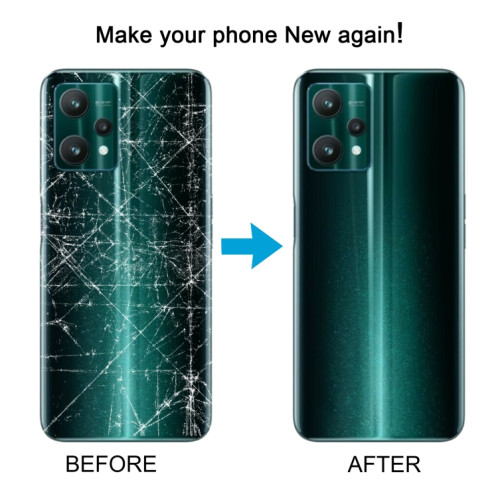 Pour Realme 9 Pro couvercle arrière de batterie d'origine avec couvercle d'objectif d'appareil photo (vert) SH37GL339-07