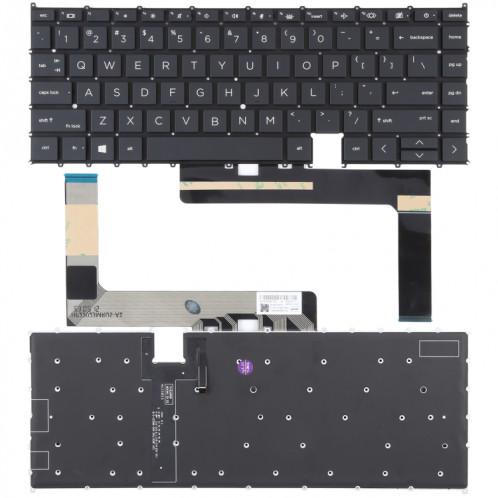 Pour HP EliteBook X360 1030 G7 1030 G8 1040 G7 1040 G8 Version américaine clavier avec rétro-éclairage SH64521170-05