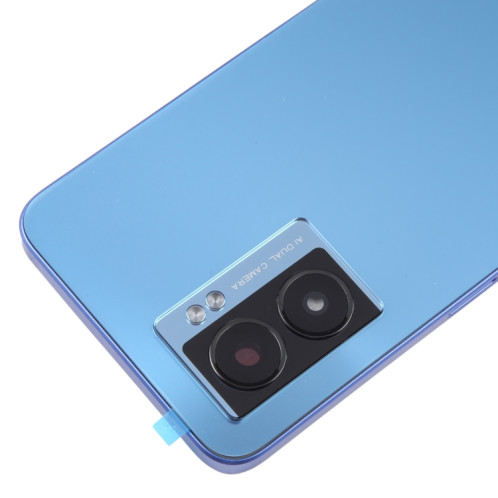 Pour le couvercle arrière de la batterie d'origine OPPO A57 avec cadre central (bleu) SH59LL870-06