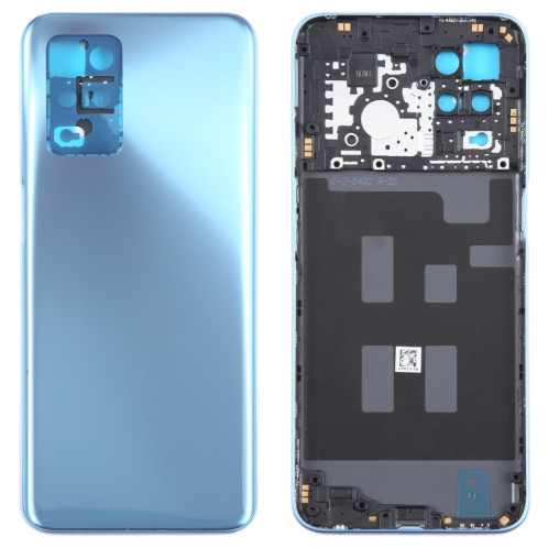 Pour le couvercle arrière de la batterie d'origine Realme V13 avec cadre central (bleu) SH61LL503-06
