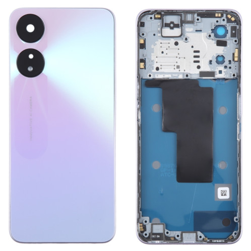 Pour le couvercle arrière de la batterie d'origine OPPO A78 avec cadre central (violet) SH63PL980-06