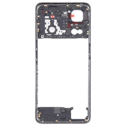 Pour Realme GT Neo5 SE plaque de lunette de cadre moyen d'origine (noir) SH468B1338-06