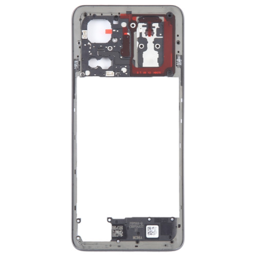 Pour Realme GT Neo5 SE plaque de lunette de cadre moyen d'origine (noir) SH468B1338-06