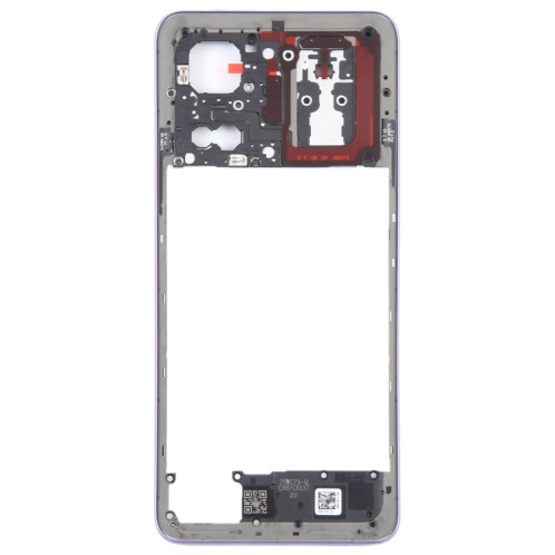 Pour Realme GT Neo 5 plaque de lunette de cadre moyen d'origine (bleu) SH469L516-06
