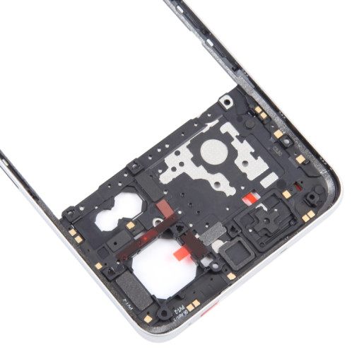 Pour Realme GT Neo 5 plaque de lunette de cadre moyen d'origine (argent) SH469S749-06
