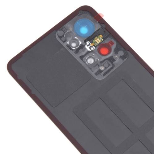 Pour OPPO Reno7 Pro couvercle arrière de batterie d'origine avec couvercle d'objectif d'appareil photo (noir) SH71BL1513-06